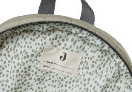 Jollein puffed rugtasje olive green