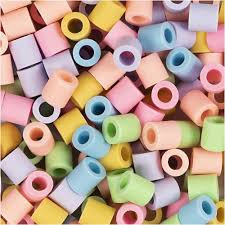 NABBI BioBeads strijkkralen pastel | 1000 stuks