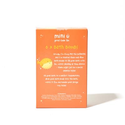 Mini Ü bath bombs | set van 6