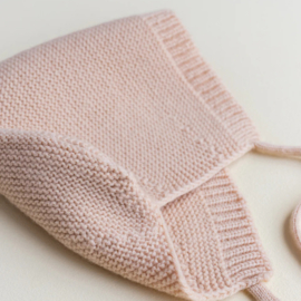 Hvid bonnet Dolly apricot | diverse maten