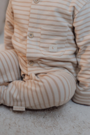 Little Dutch pyjamapakje naturel streep | maat 50 - 68