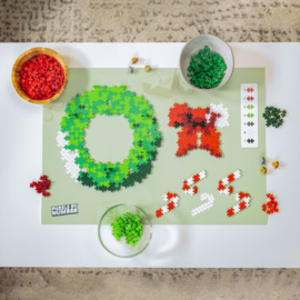 Plus-Plus puzzel op nummer Kerstkrans | 500 stuks