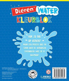 Waterkleurblok dieren