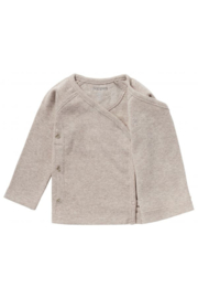 Noppies overslag top Nanyuki taupe melange | maat 50 - 62