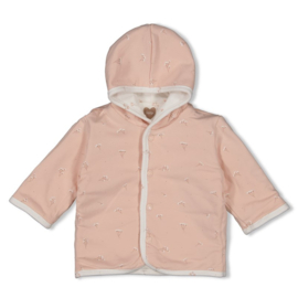 Feetje Delicate Flower omkeerbaar jasje met capuchon | maat 56 t/m 68