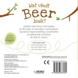 Voelboekje | Wat vindt beer leuk?