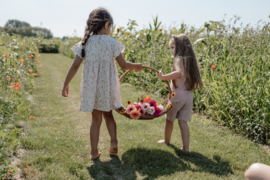 Little Dutch jurkje korte mouw bloemetjes | maat 74 - 104
