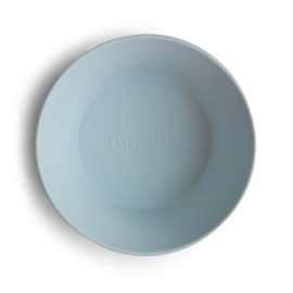 Mushie bowl rond Powder blue | set van 2