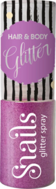 Snails haar en body glitterspray | paars