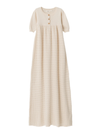Lil' Atelier doopjurk gebreid beige | maat 62 - 74
