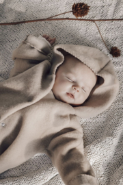 Alwero babyjasje merinowol beige | maat 56-86