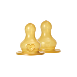 BIBS losse flesspeen latex | set van 2
