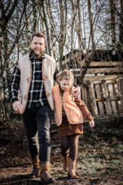 Alwero bodywarmer Alpen volwassenen beige | maat XS-XL