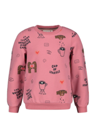 Jubel Sweater Roze | Print