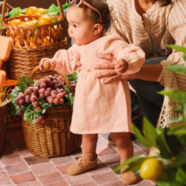 Z8 newborn broderie jurkje Tavi sorbetto | maat 50 t/m 74