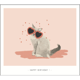 Studio Mie dubbele kaart 'Happy Birthday'