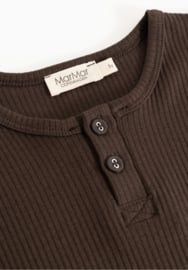 MarMar | Ribbed Longsleeve T-Shirt Dark Roast