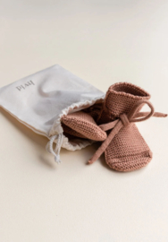 Hvid Booties Terracotta