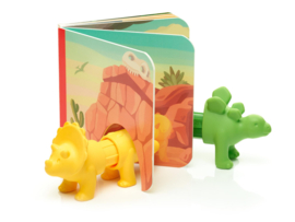 SmartMax storybooks Dinosaurs - magnetische bouwdino's met boekje