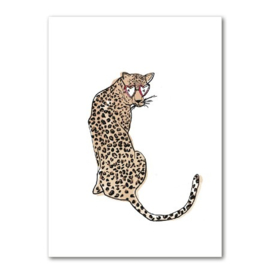 Studio Wilderness dubbele kaart 'Panter' | incl. sluitsticker