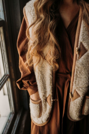 Alwero bodywarmer Alpen volwassenen beige | maat XS-XL