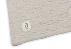 Jollein deken soft waves nougat | voor wieg of ledikant