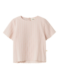 Lil' Atelier shirt peach whip | maat 92 - 128
