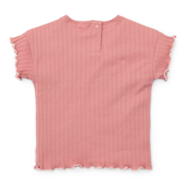 Little Dutch t-shirt korte mouw pink blush | maat 74 - 104