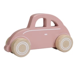 Little Dutch houten auto roze