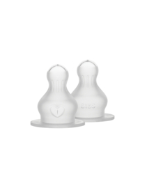 BIBS losse flesspeen siliconen | set van 2