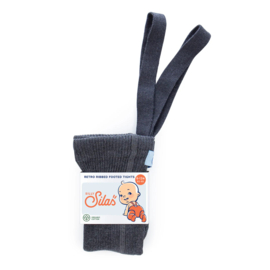 Silly Silas maillot met bretels footed dark grey blend | diverse maten