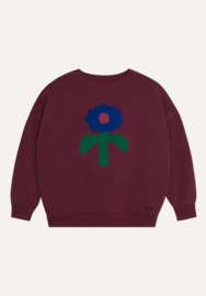 The Campamento | Big Blue Daisy Sweatshirt