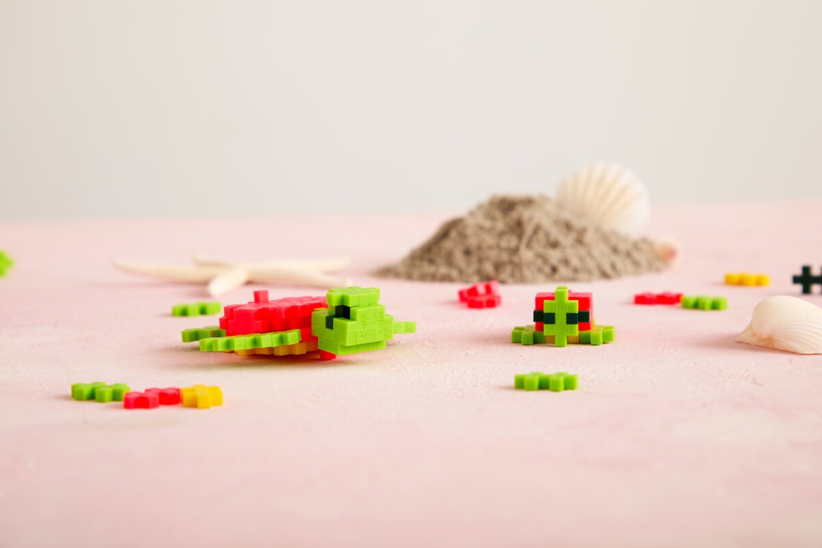 Plus-Plus koker 'Zeeschildpad' | 100 stuks