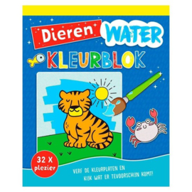 Waterkleurblok dieren