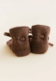 Hvid Booties Mocha