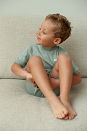 Feetje limited edition summer wafel pyjama zeegroen | maat 56 - 152