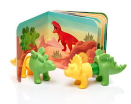 SmartMax storybooks Dinosaurs - magnetische bouwdino's met boekje