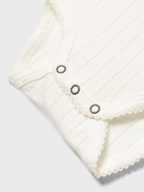 Lil' Atelier ajour romper coconut milk | maat 56 - 86