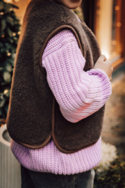 Alwero bodywarmer Camino junior chocolate | maat 104-134