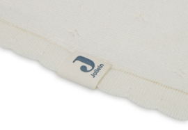 Jollein pointelle deken ivory | voor wieg of ledikant