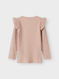 Lil' Atelier ribshirt shadow gray | maat 92 - 128