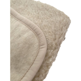 Alwero deken thumbled beige | in wieg of ledikant