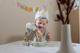 Little Dutch verjaardagskroon met cijfers blauw