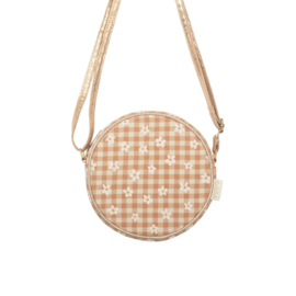 Rockahula schoudertasje daisy gingham rond