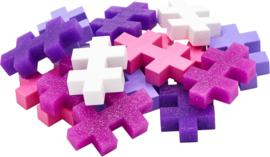 Plus-Plus BIG koker mix 'Glitter' | 15 stuks