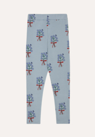 The Campamento | Bloemen Licht Blauwe Legging