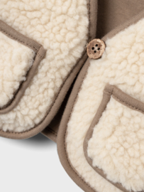 Lil' Atelier sherpa vest | maat 56 - 128
