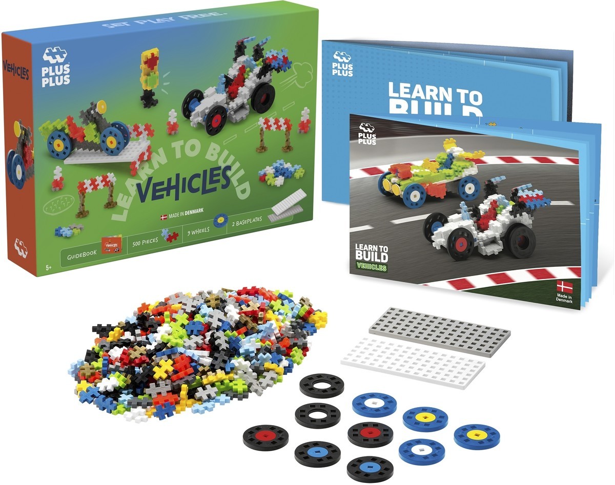 Plus-Plus Learn to Build 'Vehicles' | 600 stuks