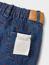 Lil' Atelier spijkerbroek met hartjes | maat 92 - 128