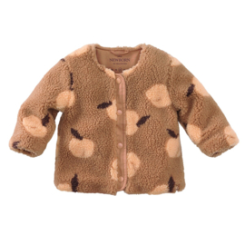 Z8 newborn jasje teddy Riu amaretti | maat 50 t/m 74